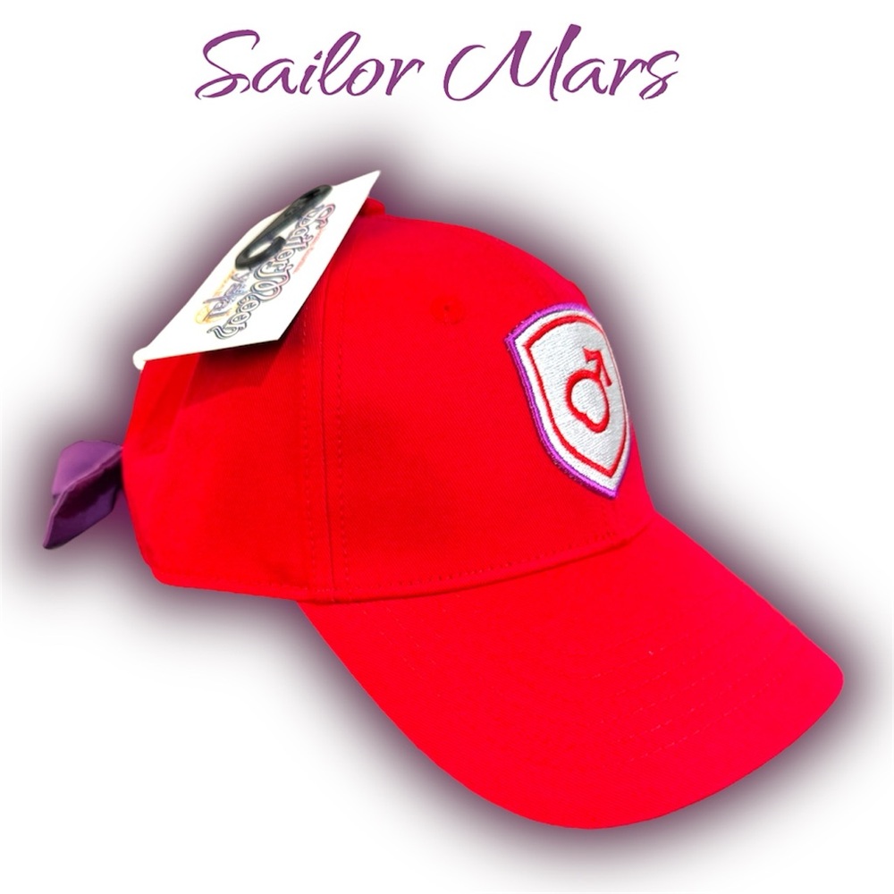 Pretty Guardian Sailor Moon Sailor Mars Symbol & Bow Ball Cap